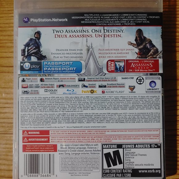 Assasin’s Creed Revelations PS3 game - Picture 3 of 3